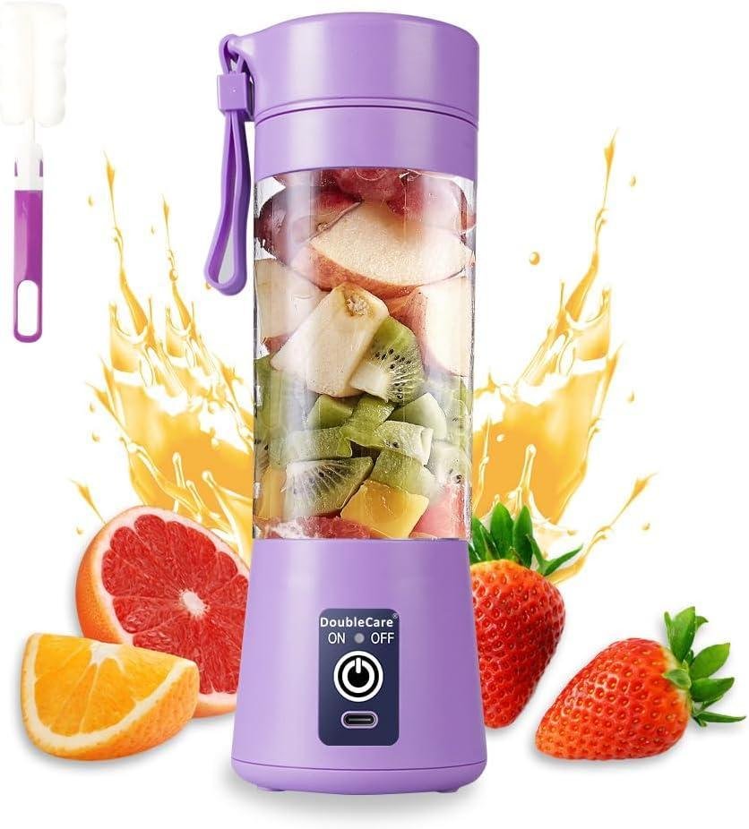Rechargeable Mini Blender Purple ABS Portable