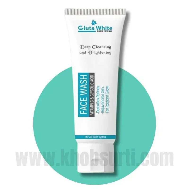 Gluta White Face Wash 100ml Brightening All Skin Types
