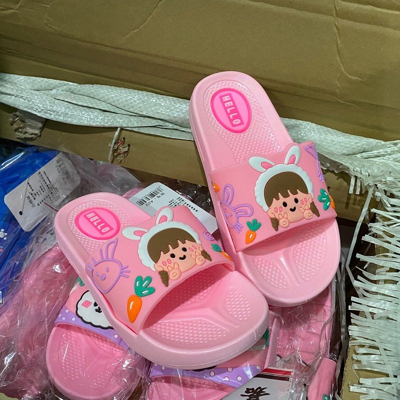 Kids Dinosaur Slippers Non-Slip Soles Comfortable for Girls Boys 4-6